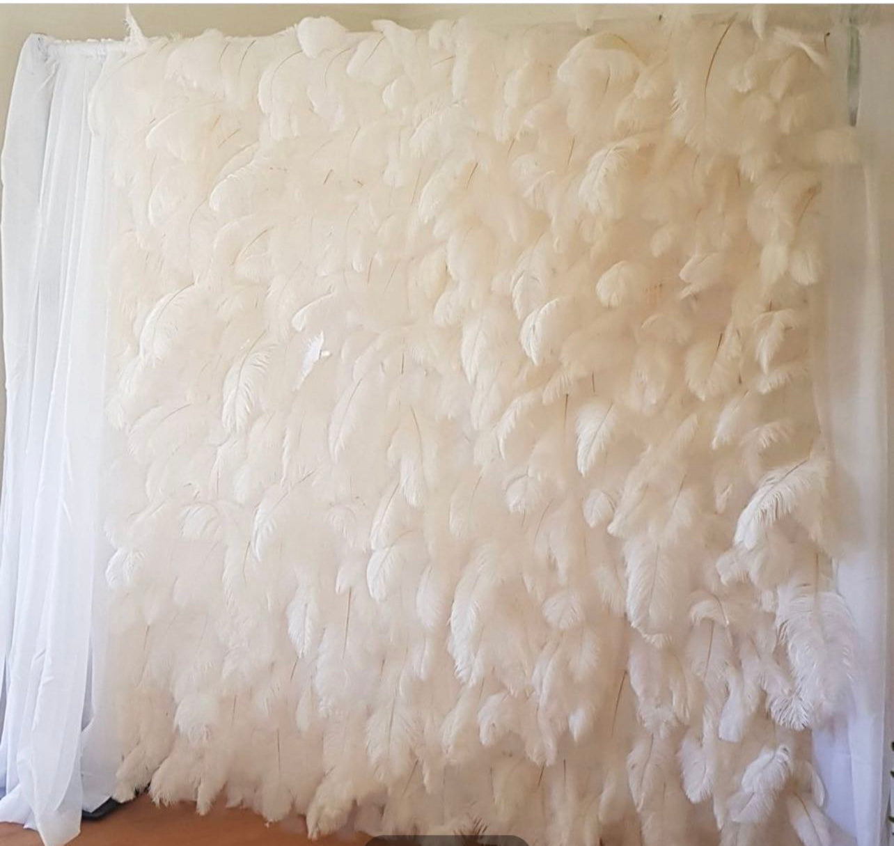 Feather Wall Party Hire | Melbourne