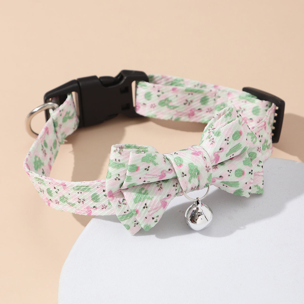 cute small floral Bow Bell Tie Pet Dog - Live Shopping Tours
