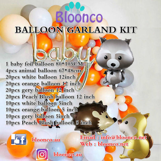 Bush babies balloon garland kit DIY - Live Shopping Tours