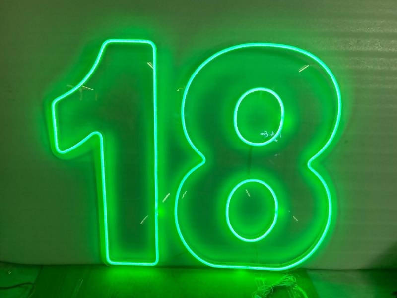 18th Neon sign Hire - Live Shopping Tours