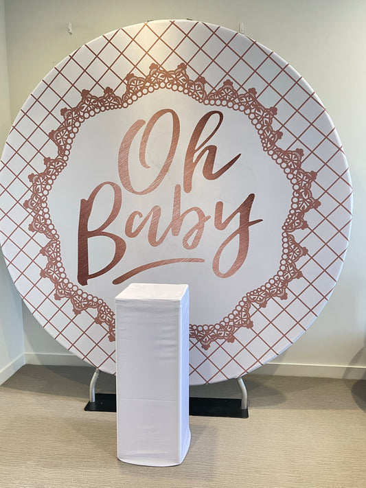 OH BABY BACKDROP HIRE - Live Shopping Tours